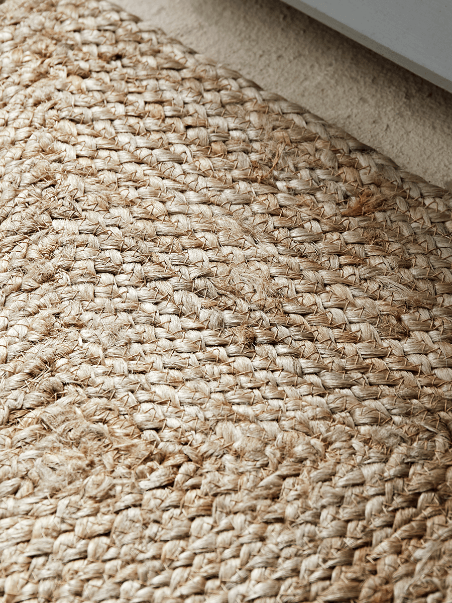 Product photograph of Braided Jute Doormat from Cox and Cox.