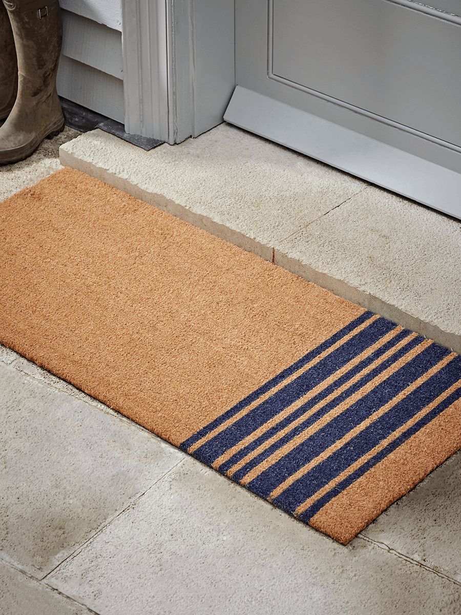 Photo of French stripe doormat - double