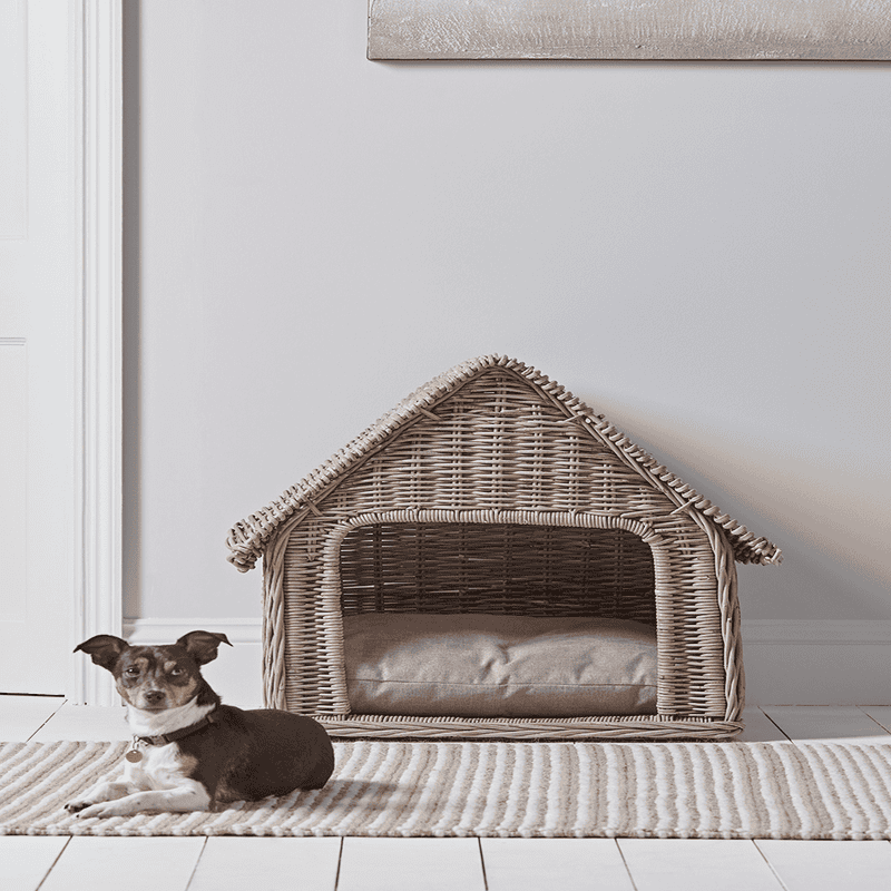 Round dog kennel discount