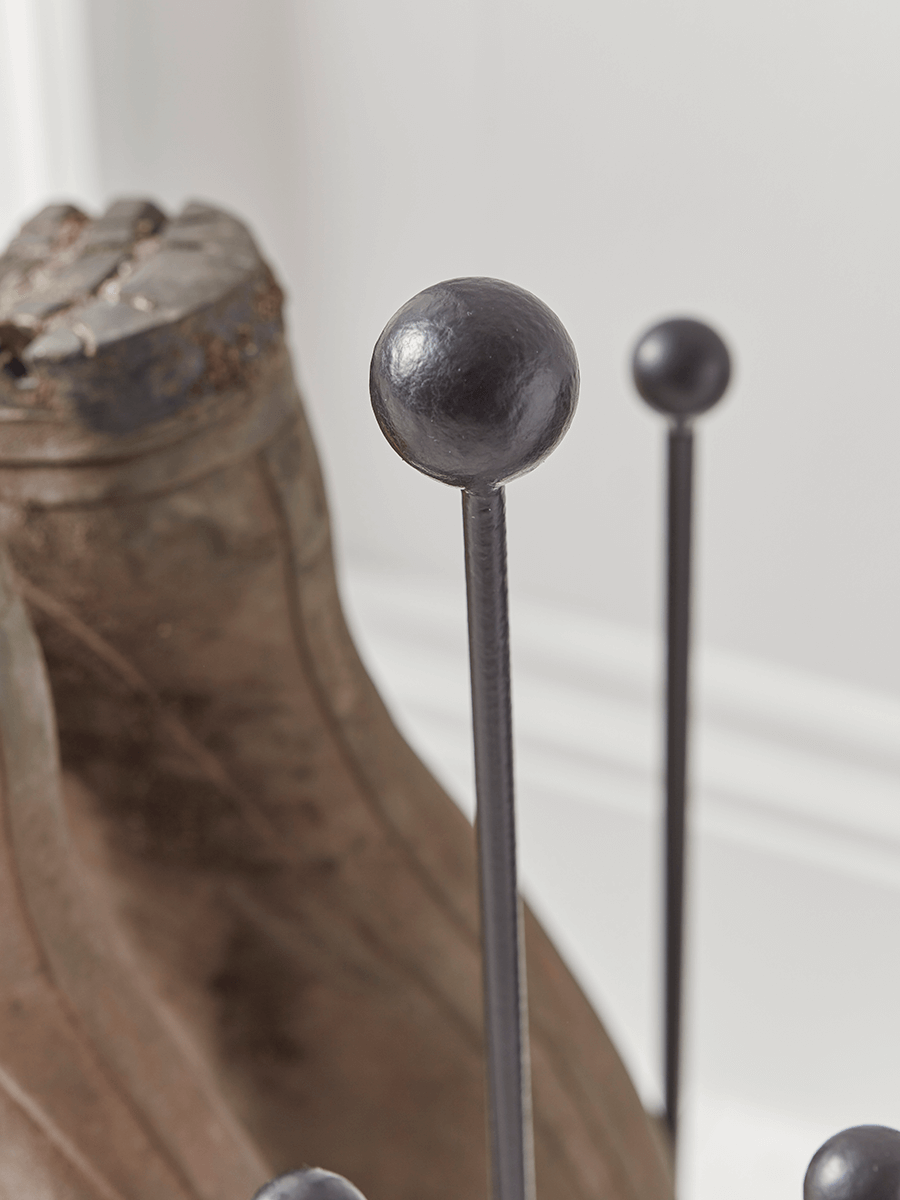 Four Pair Round Boot Rack