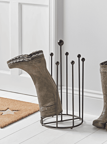 Four Pair Round Boot Rack