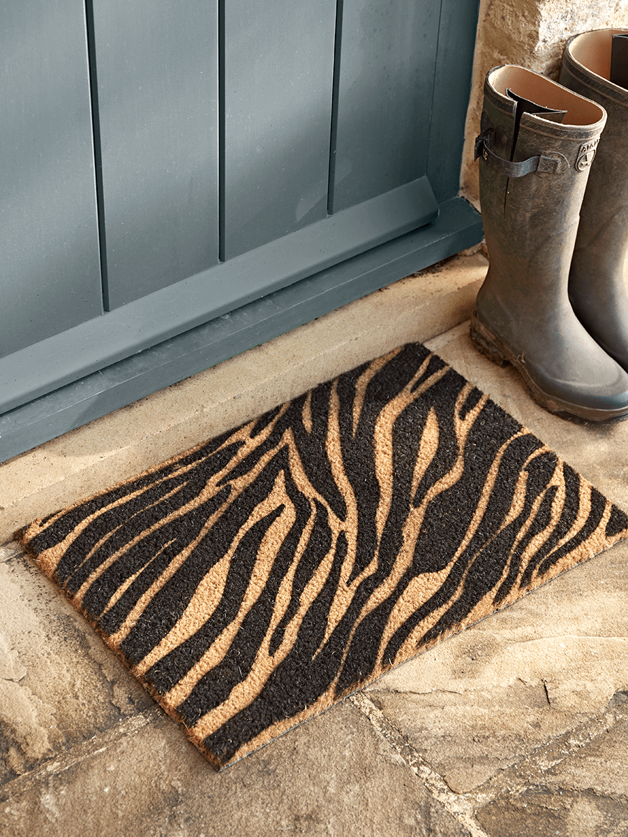 

Wild Zebra Doormat