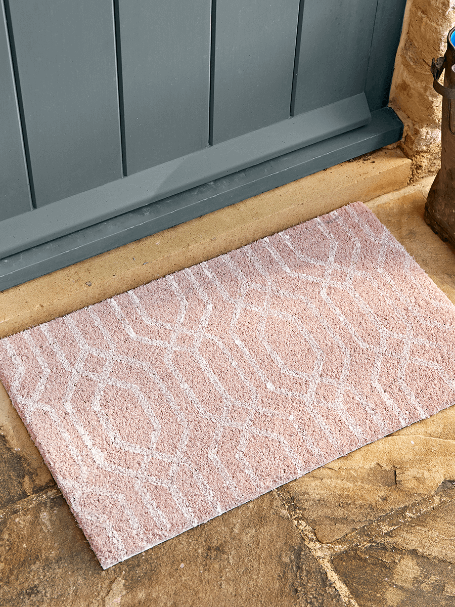 

Blush Geometric Doormat