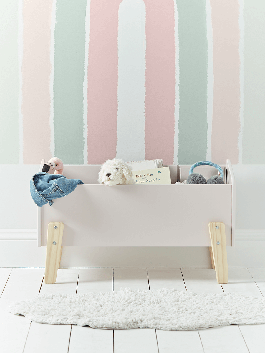 

Cubi Standing Storage Box - Petal Pink
