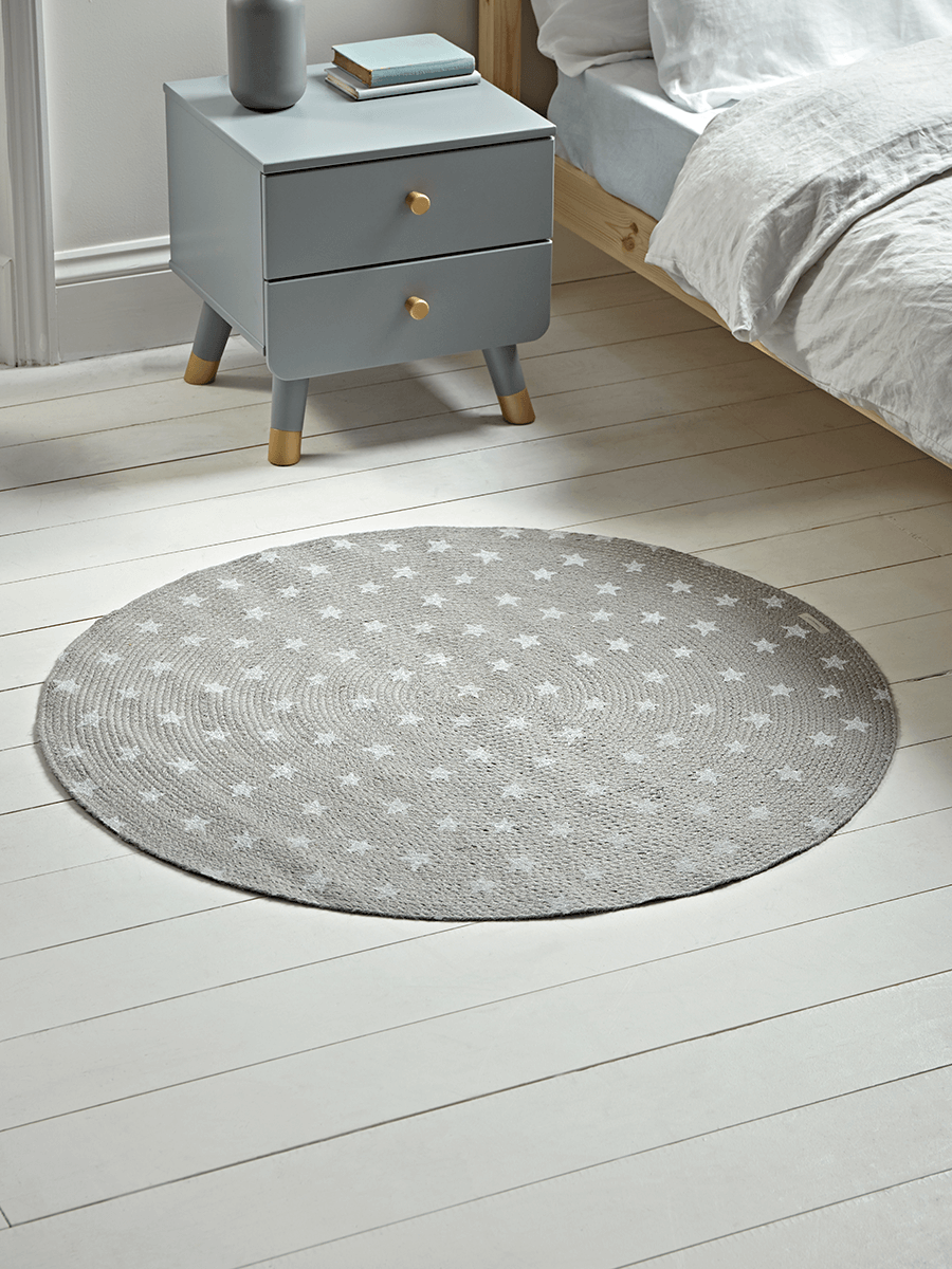 

Round Starry Jute Rug