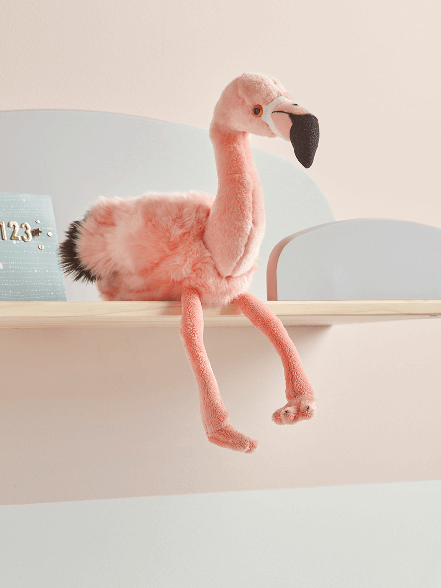 

Sitting Flamingo Plush Toy