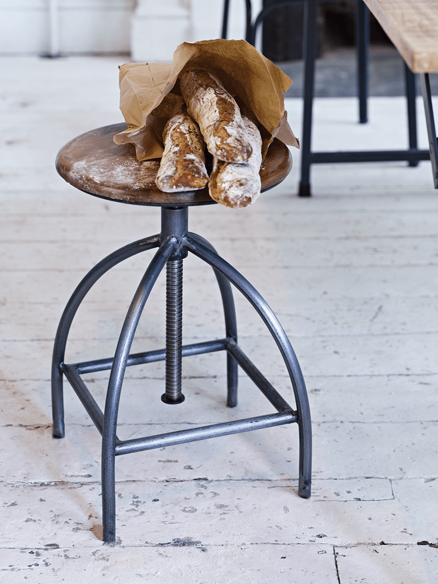 Product photograph of Industrial Twist Stool from Cox and Cox