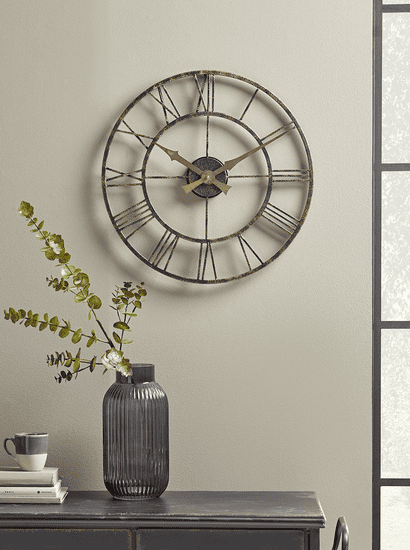 Distressed Indoor Outdoor Clock - Medium
