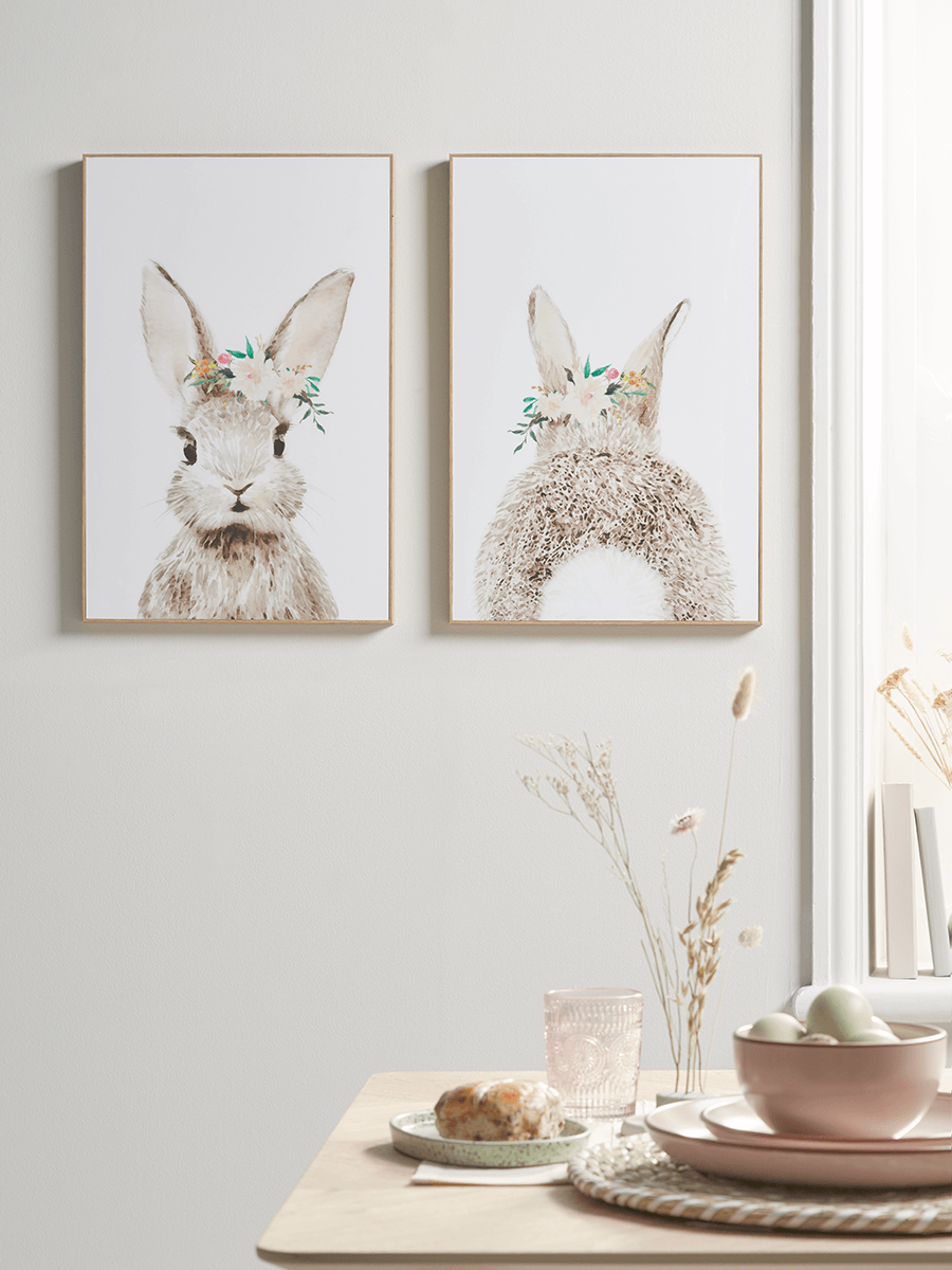 

NEW Two Rabbit Prints