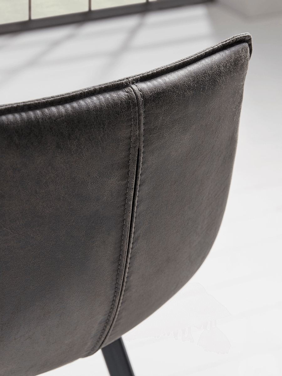 Two Williamsburg High Stools - Carbon
