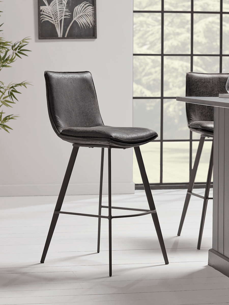 

Two Williamsburg High Stools - Carbon