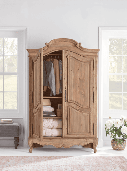 Delphine Reclaimed Wood Wardrobe