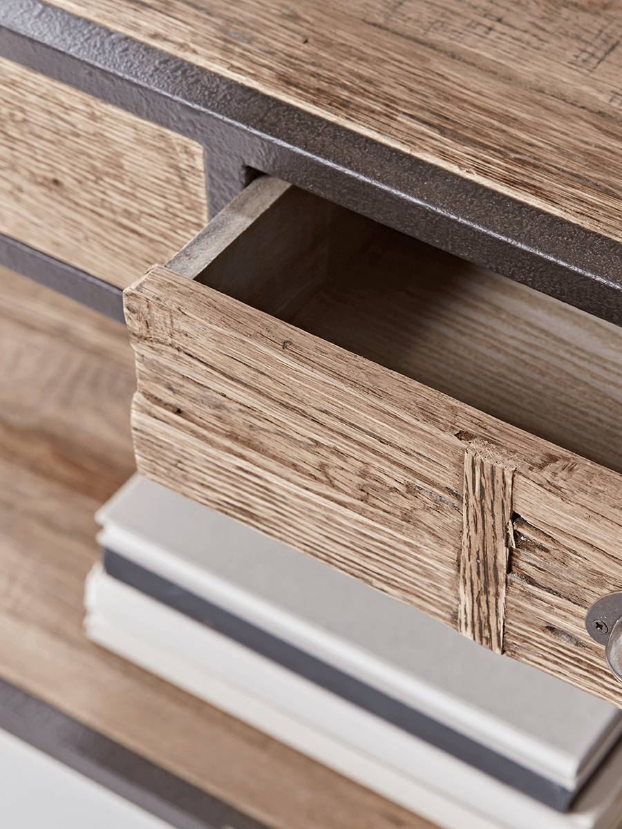 Reclaimed Oak Shelf Unit