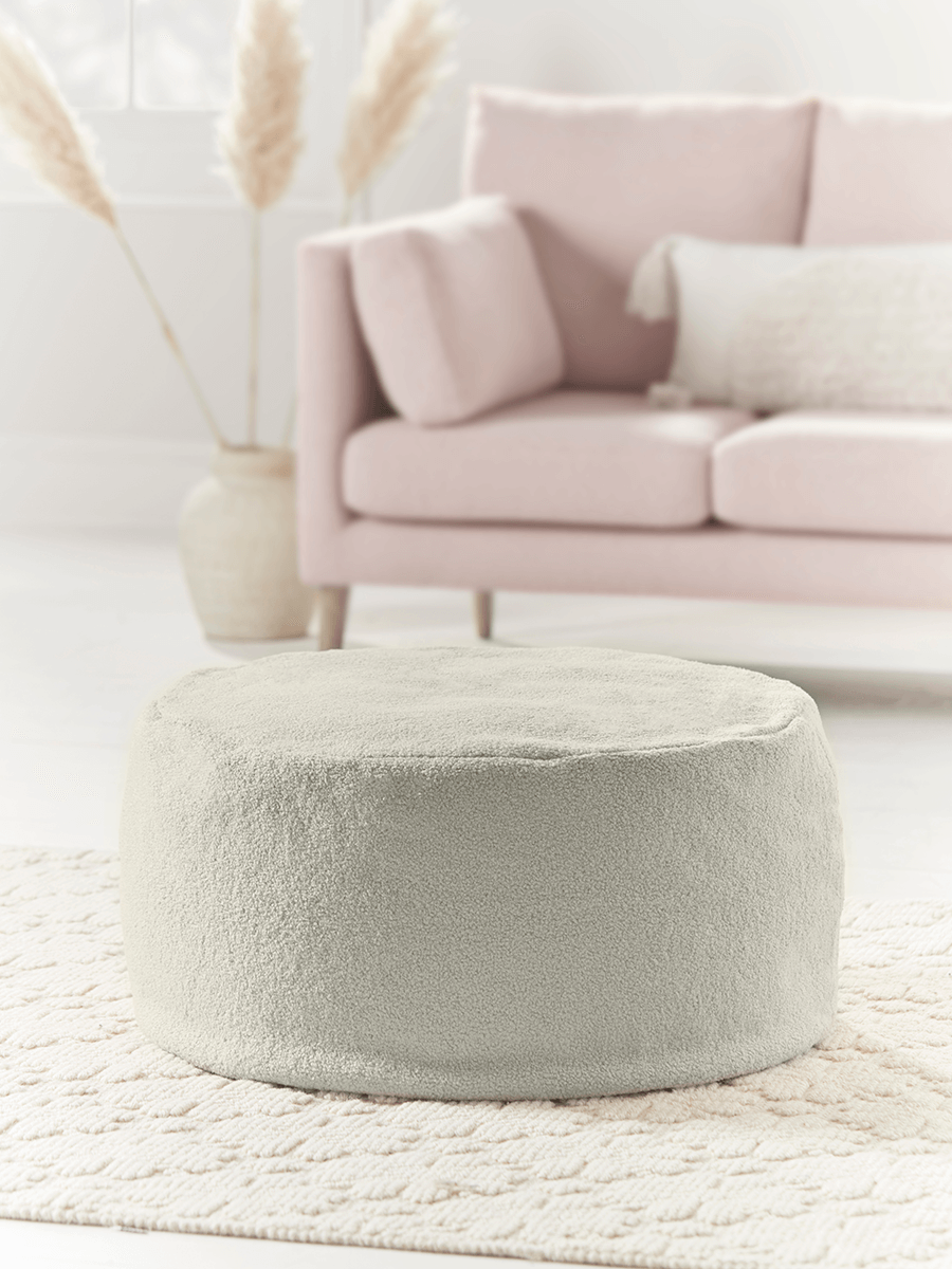 

Teddy Pouffe - Soft Grey