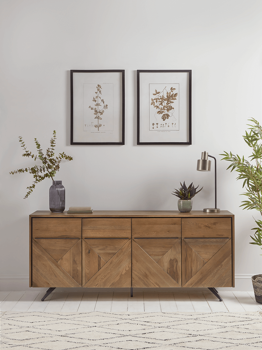 Geo Rustic Oak Sideboard