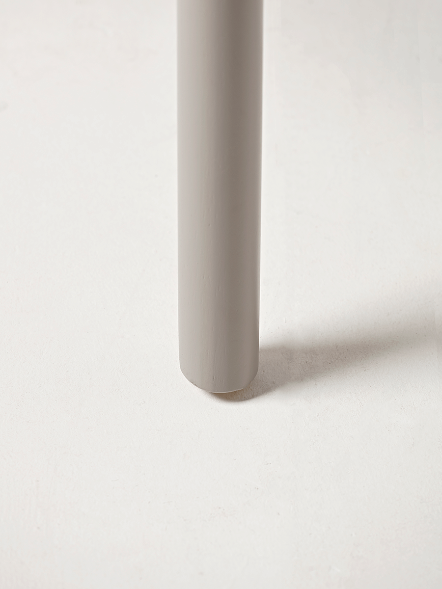 Grey & Limewashed Counter Stool