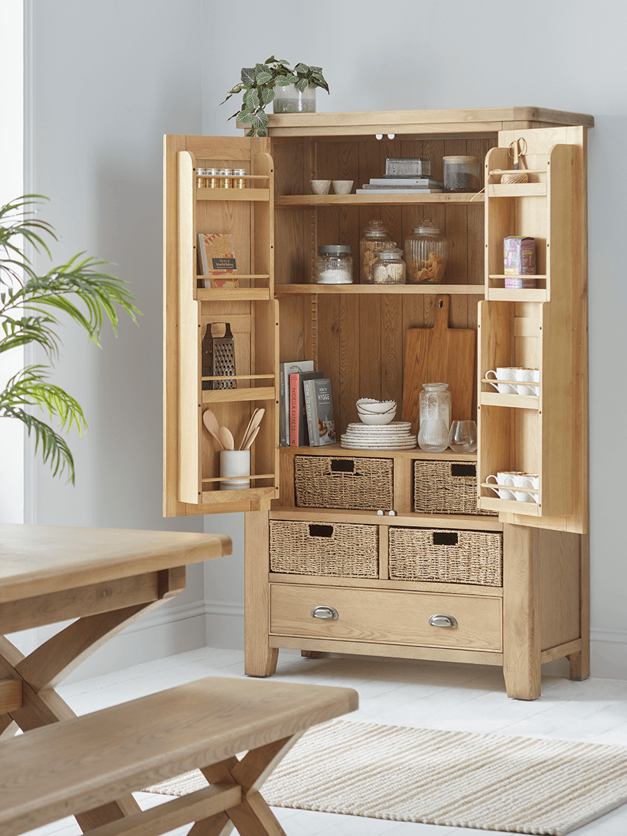 

NEW Burford Oak Larder Unit