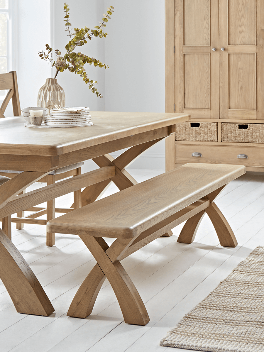 

NEW Burford Oak Bench
