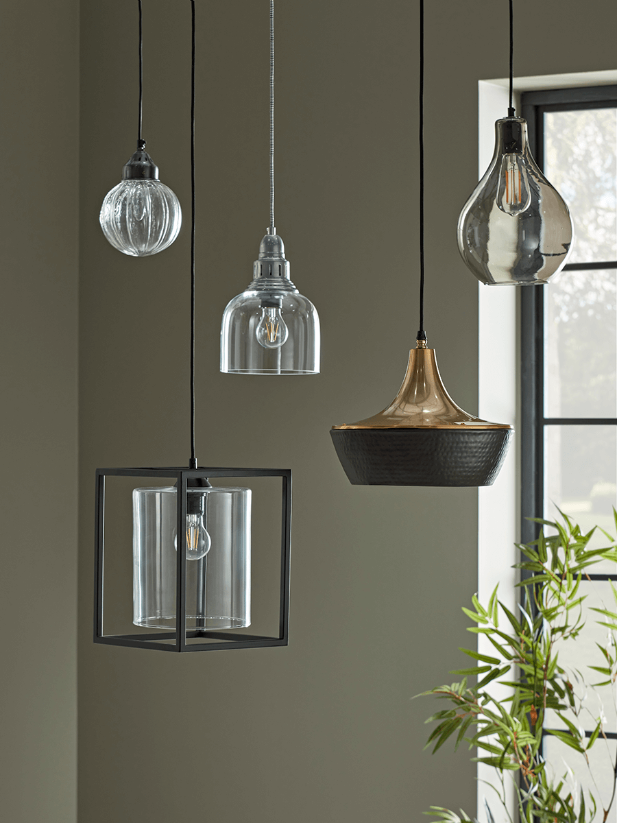 Teardrop Pendant - Grey