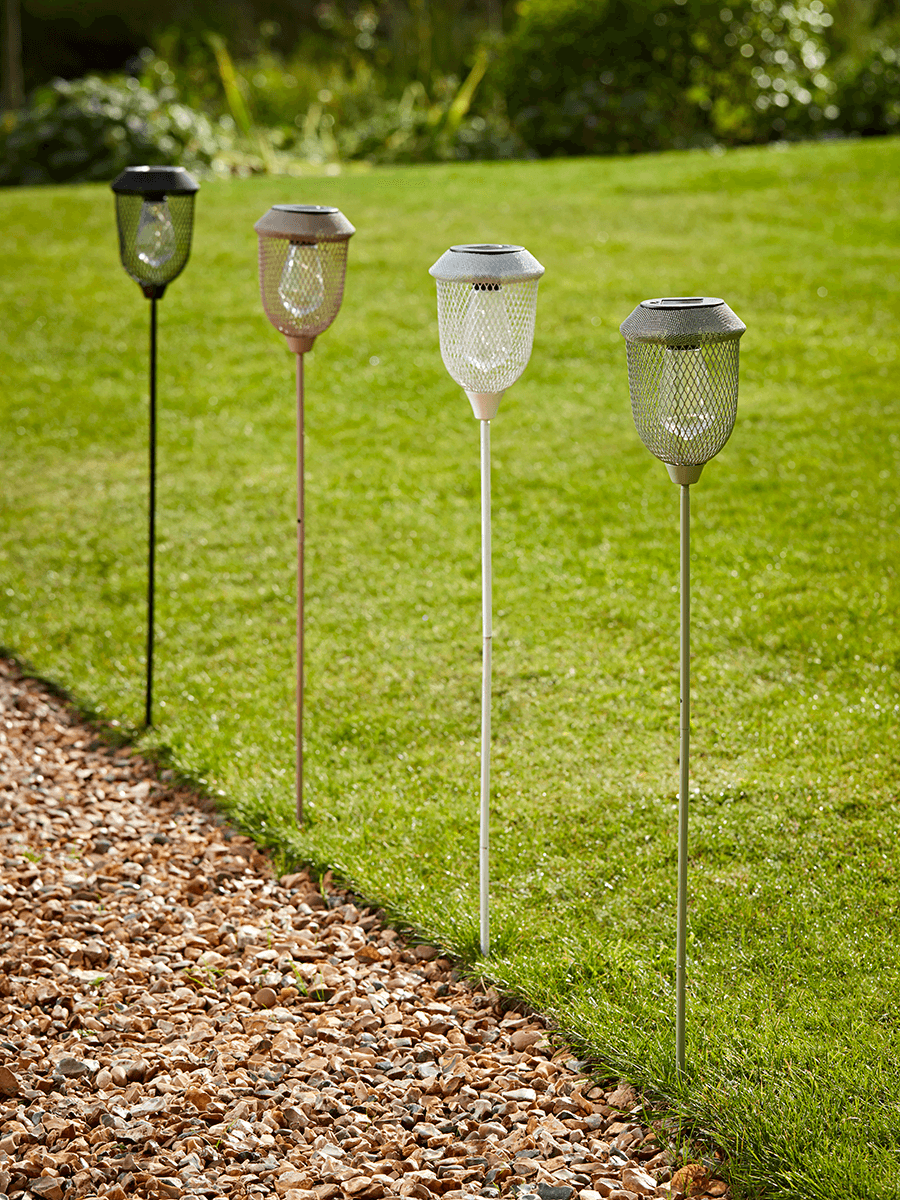 

NEW Four Mesh Stake Lights