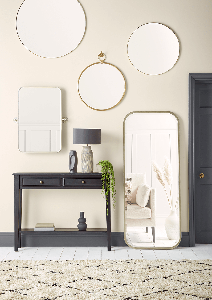 Burnished Silver Full Length Mirror