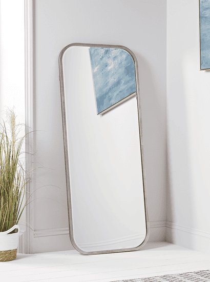 Burnished Silver Full Length Mirror