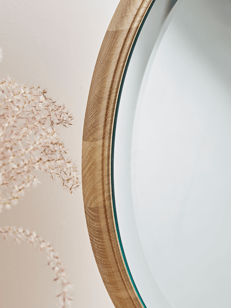 Bergen Oak Dressing Table Mirror