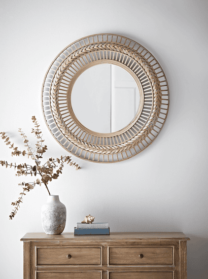 Chevron Frame Mirror