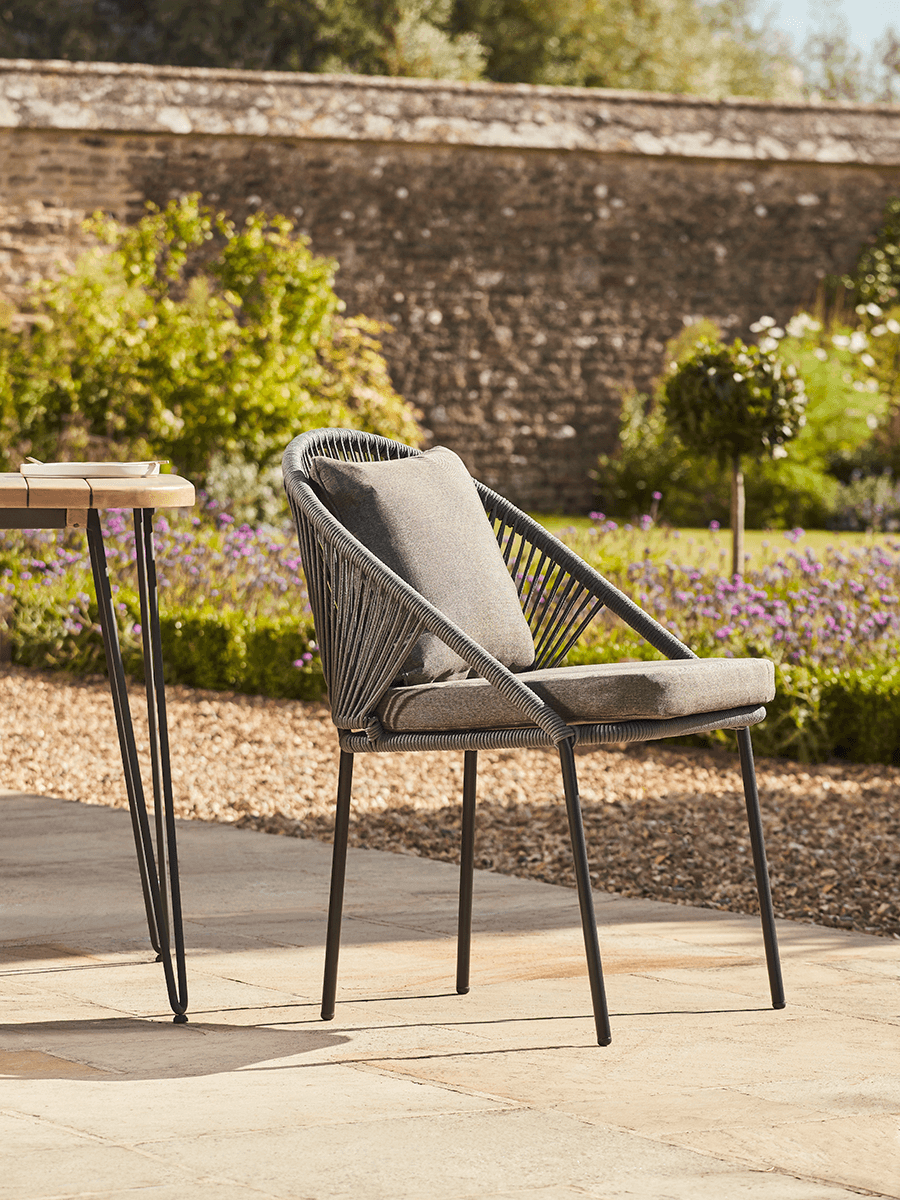 

NEW Two Thasos Dining Chairs - Grey