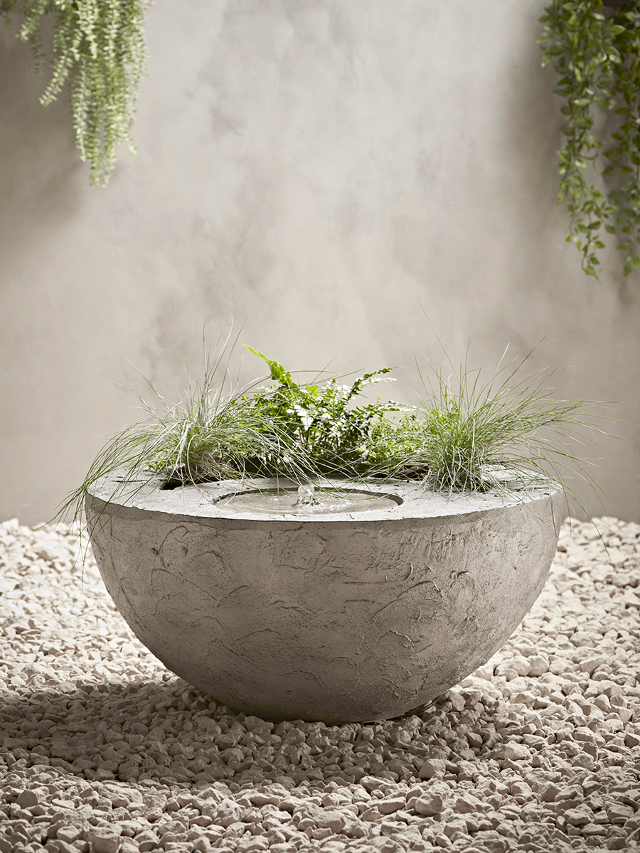 Product photograph of Bowl Planter Water Feature from Cox and Cox