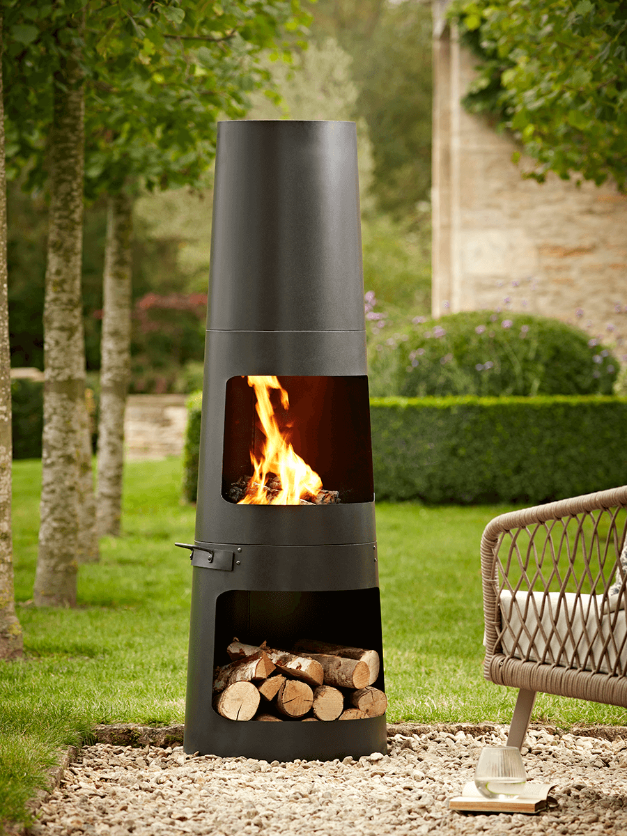 

NEW Column Wood-Burning Chiminea