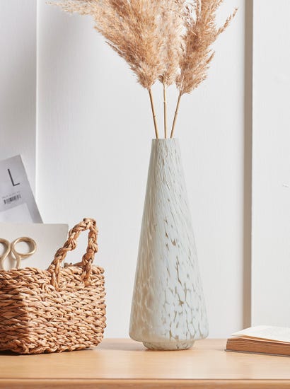 Tapered Vase - Confetti Glass