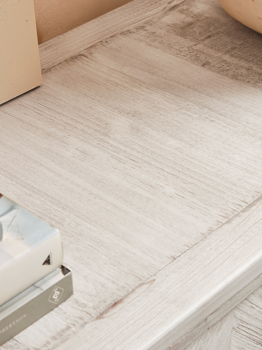 Limewashed Parquet Sideboard