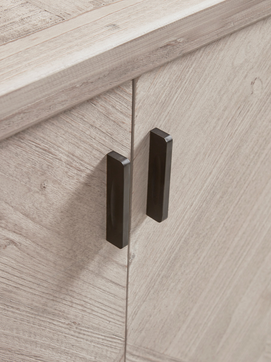 Limewashed Parquet Sideboard