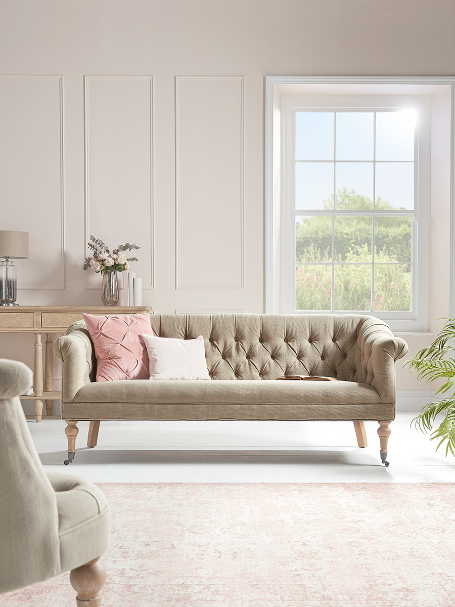 Product photograph of Etoile Sofa - Taupe from Cox and Cox