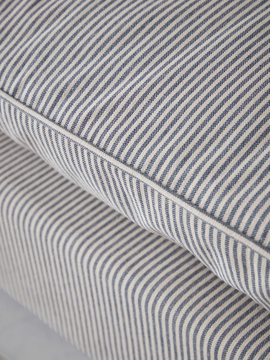 Biscay Striped Sofa - Three Seater