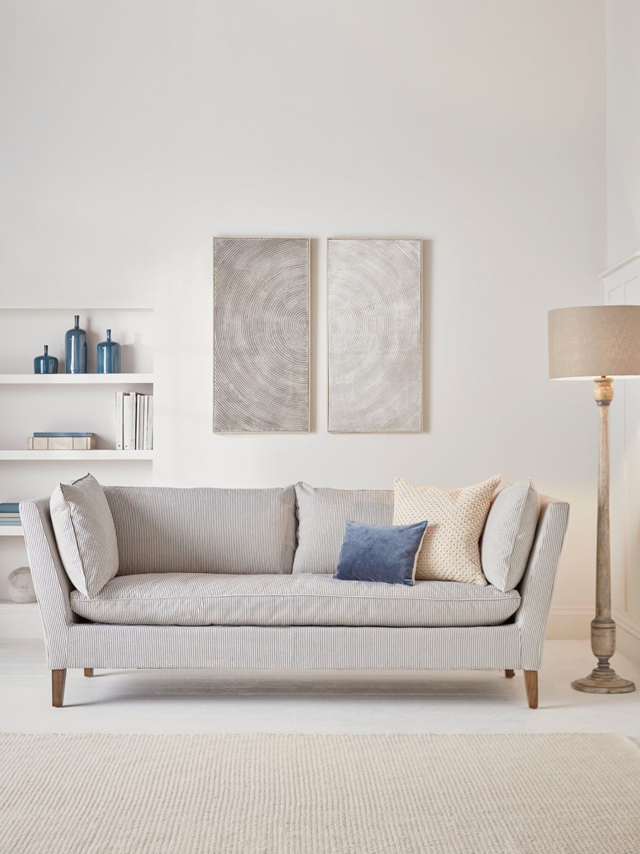 Striped sofas and deals chairs