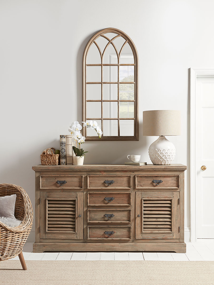 Product photograph of Marseille Reclaimed Wood Sideboard from Cox and Cox