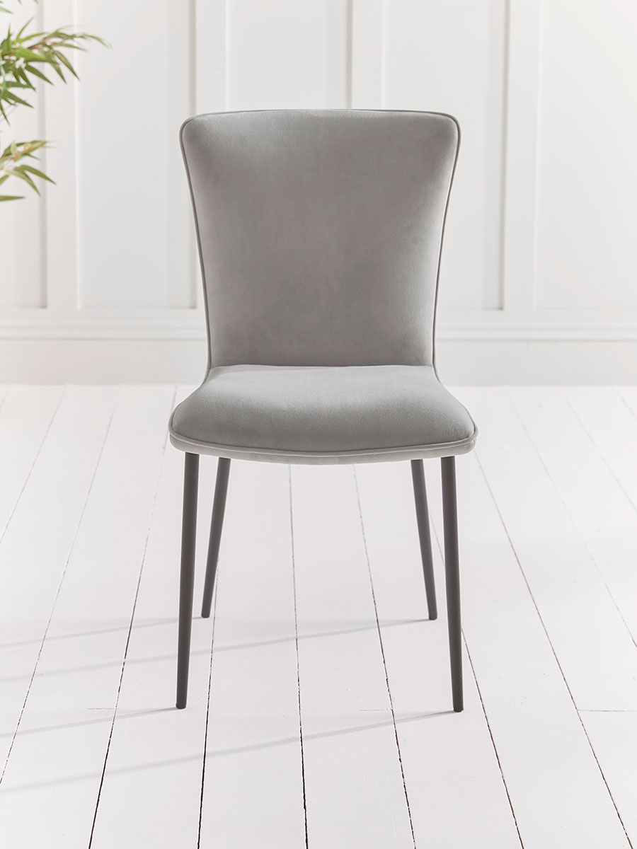 Product photograph of Two Eva Dining Chairs from Cox and Cox.