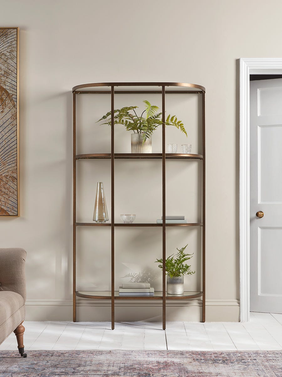 Glass display shelf unit new arrivals