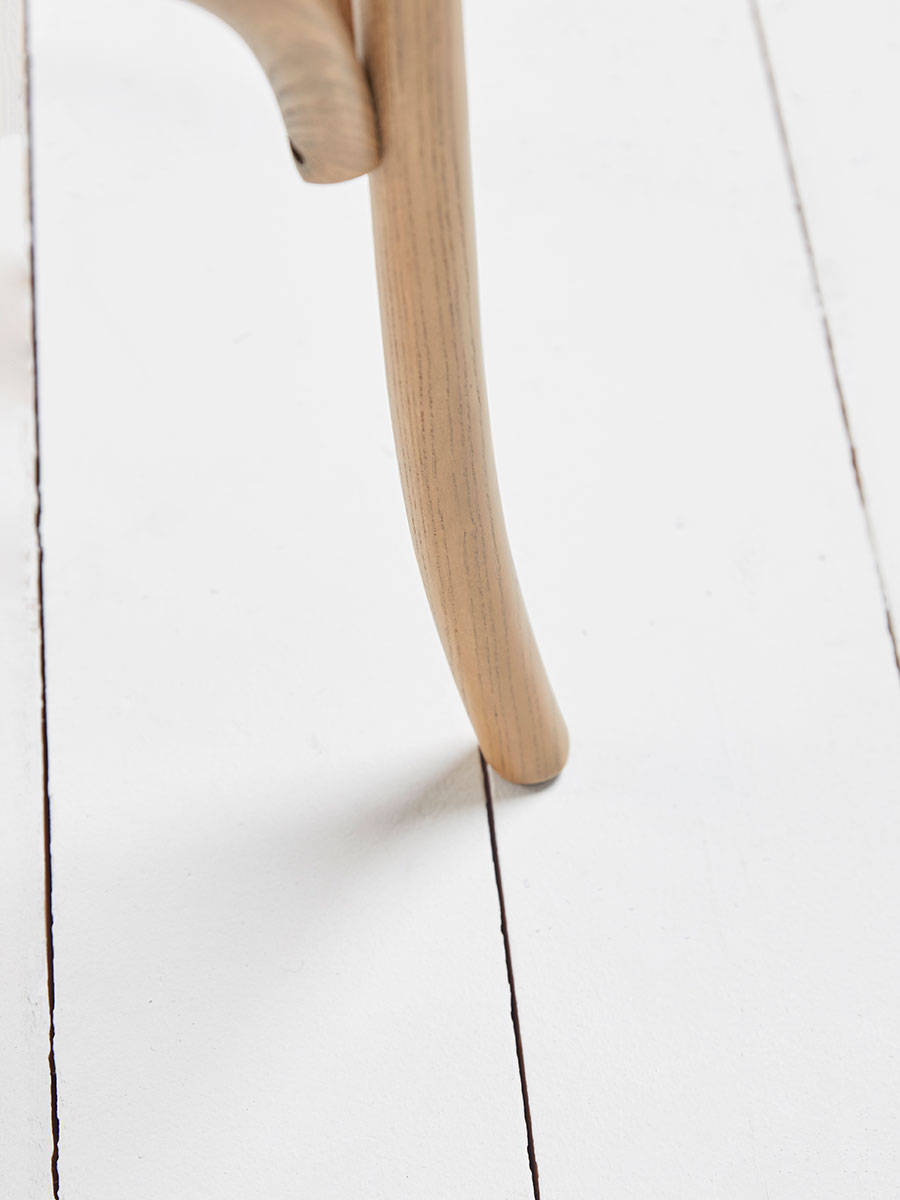 Two Cross Back Dining Chairs - Natural