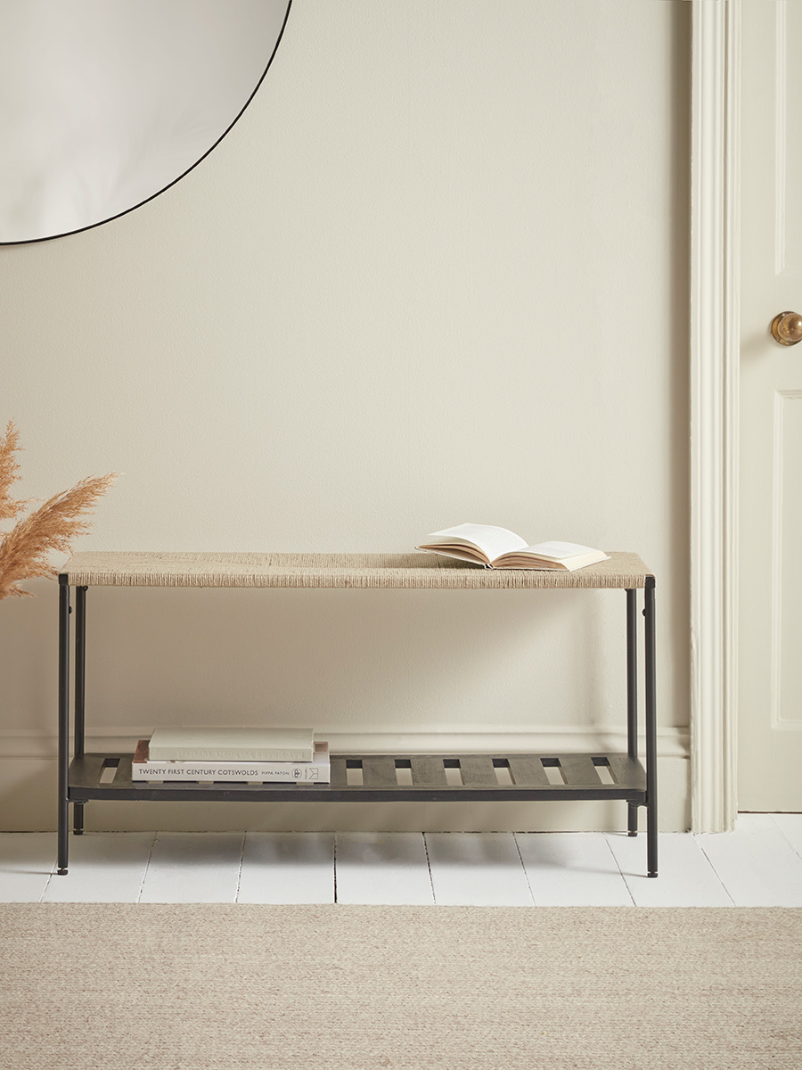 Product photograph of Rockaway Bench from Cox and Cox