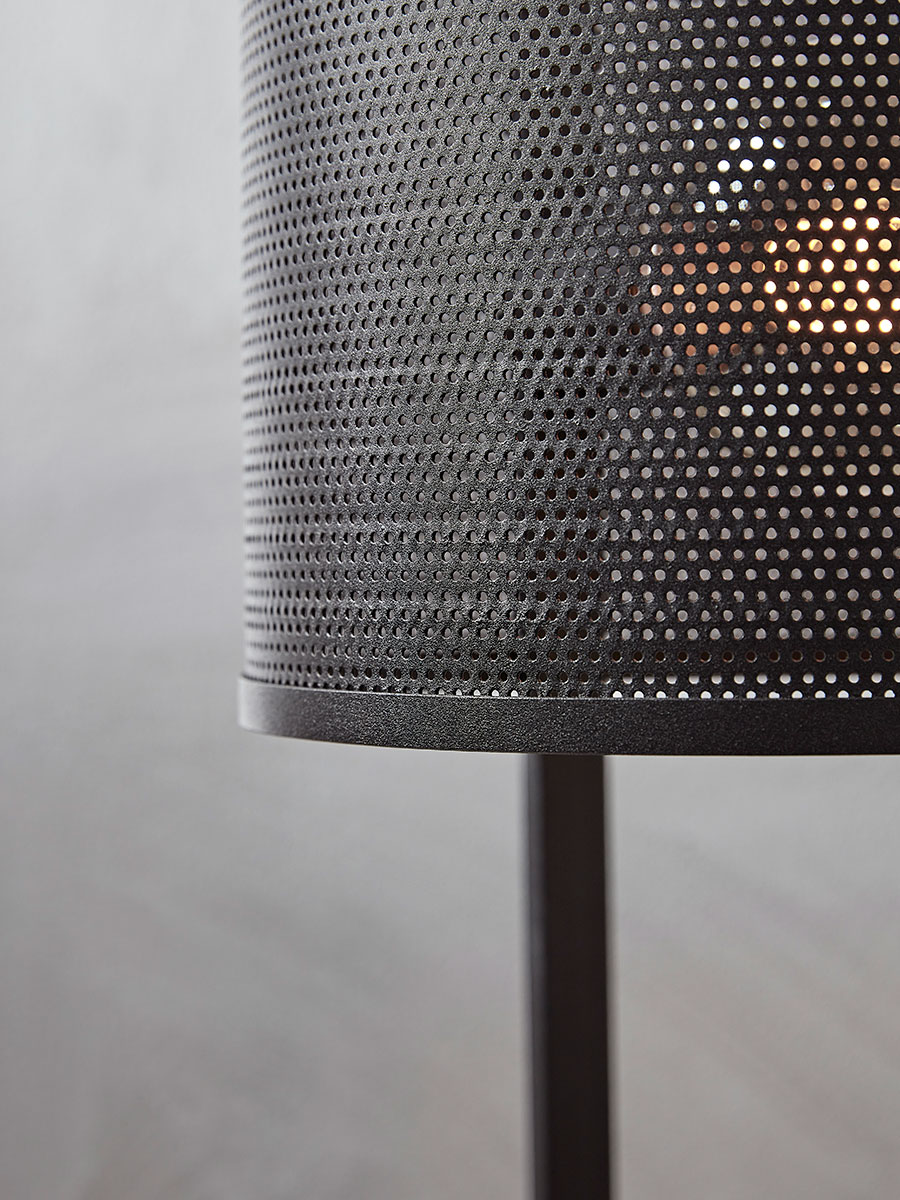 Product photograph of Metal Mesh Desk Lamp from Cox and Cox.