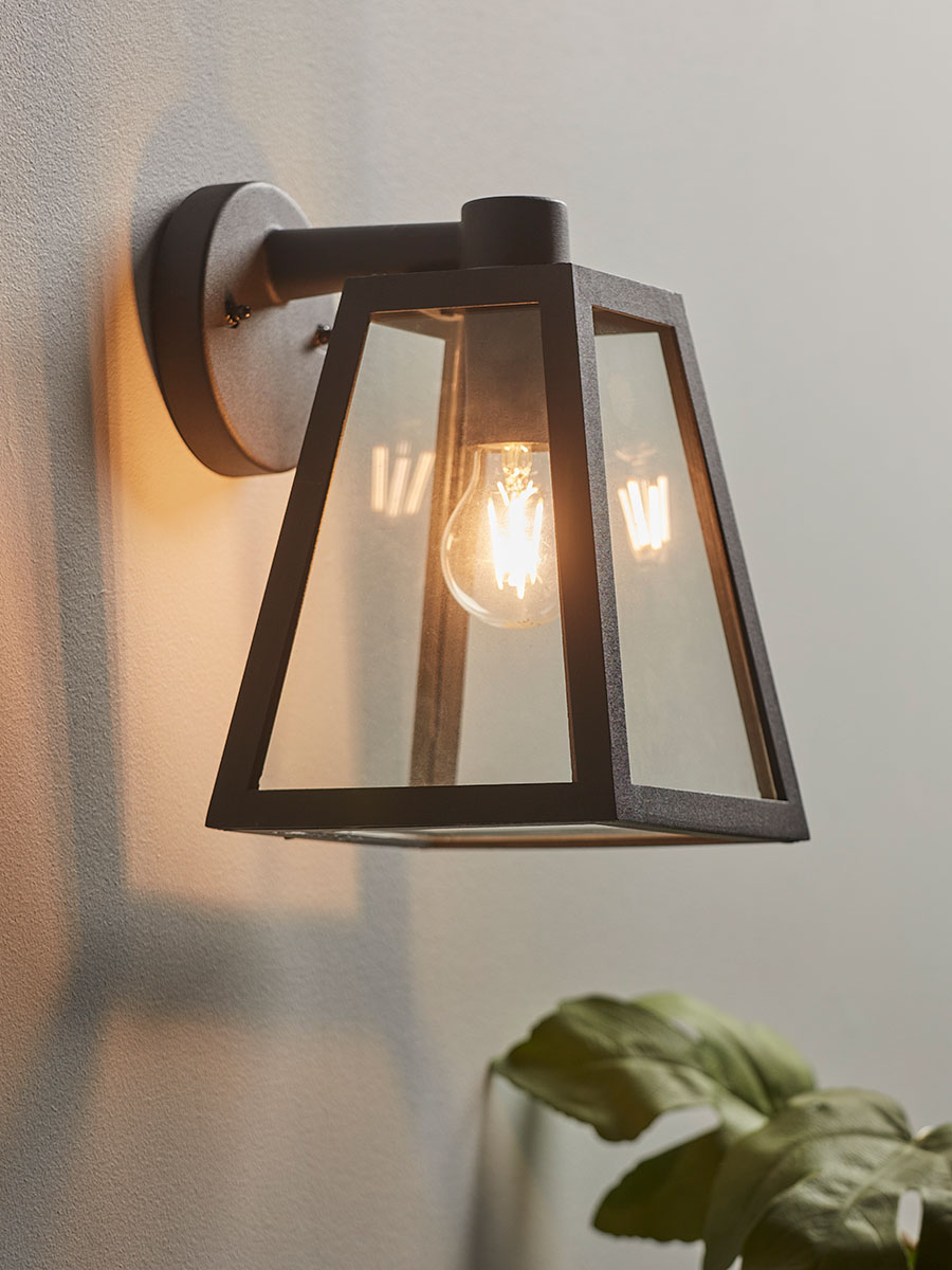 Product photograph of Tapered Box Wall Light from Cox and Cox.