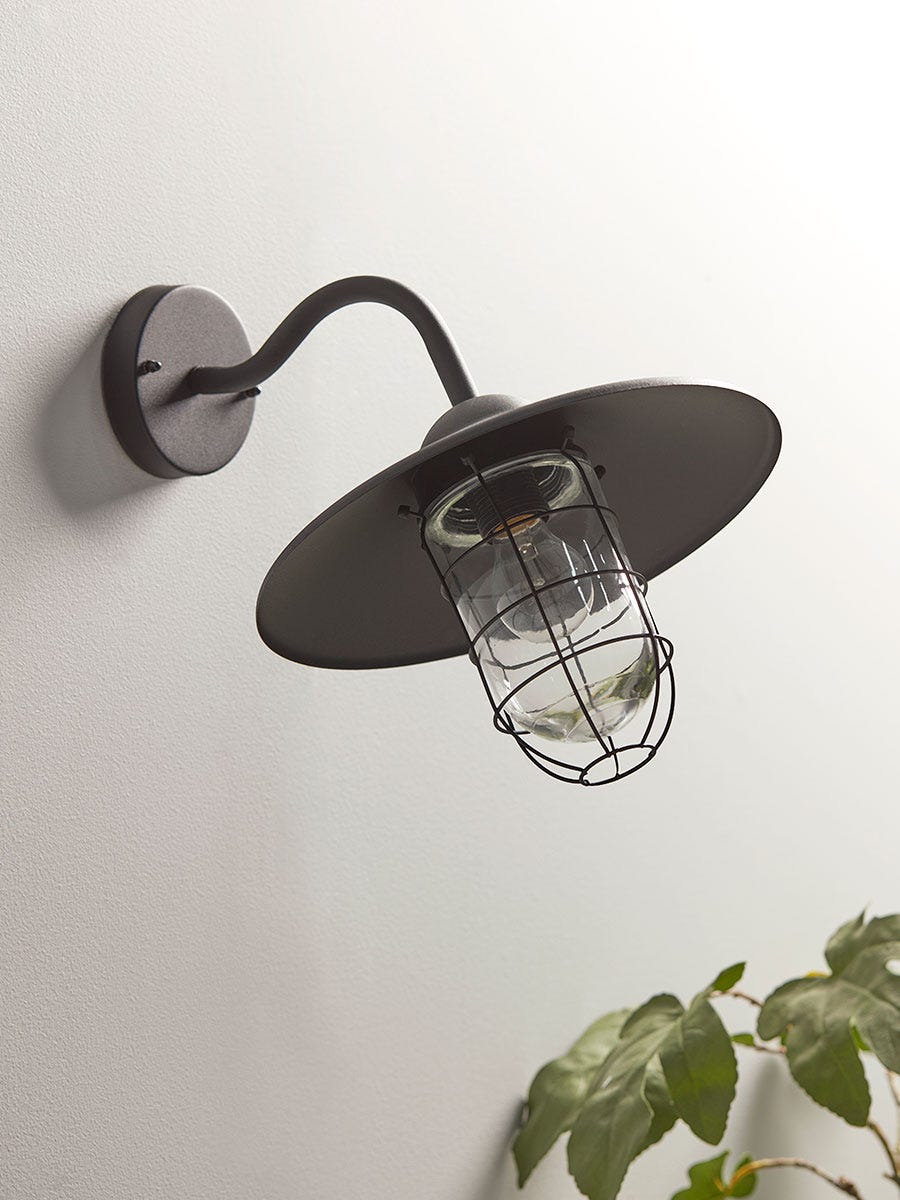 Cage Swan Neck Wall Light