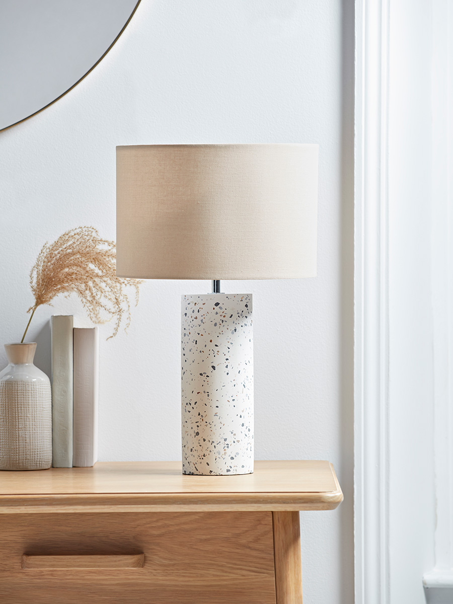 Product photograph of Terrazzo Table Lamp from Cox and Cox