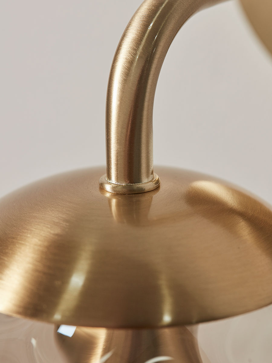 Dimpled Glass Wall Light