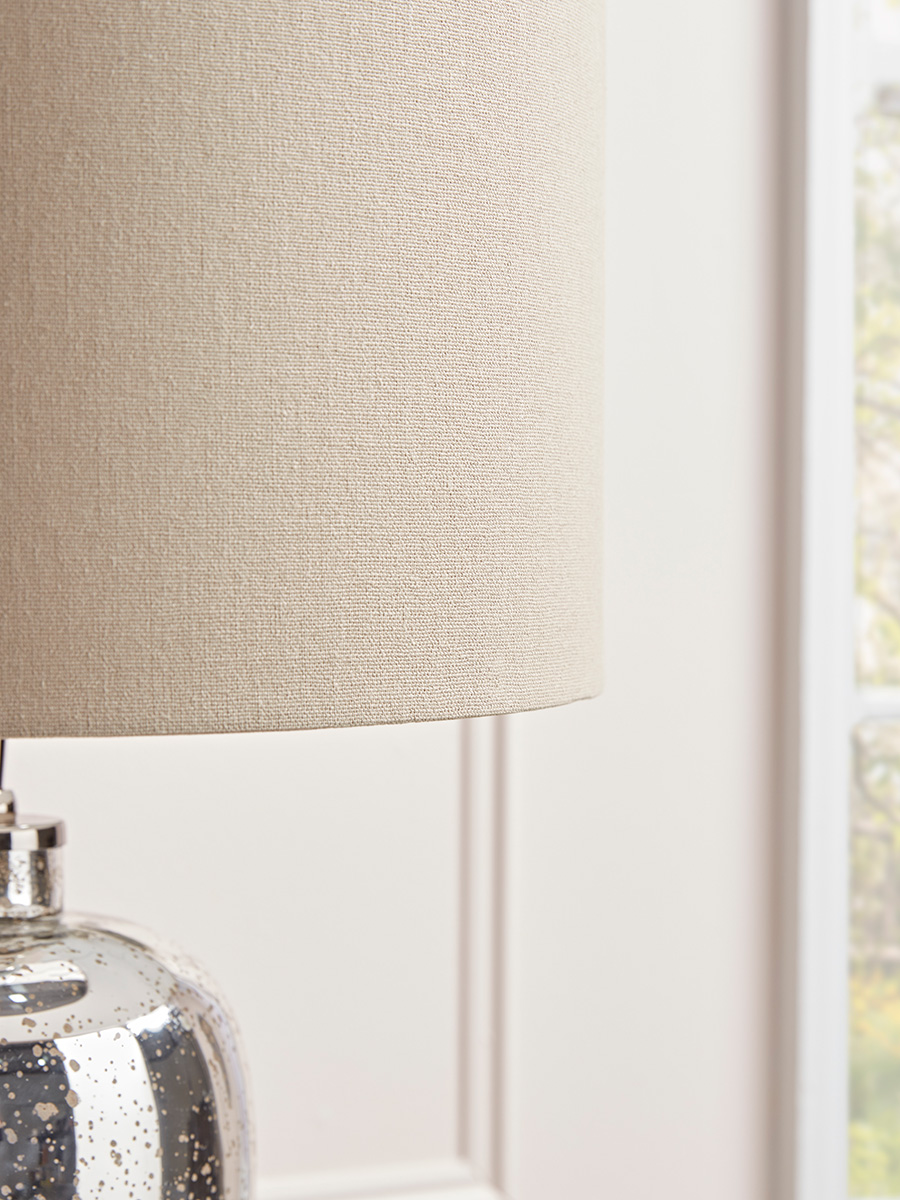 Aria Mercuried Glass Table Lamp - Large