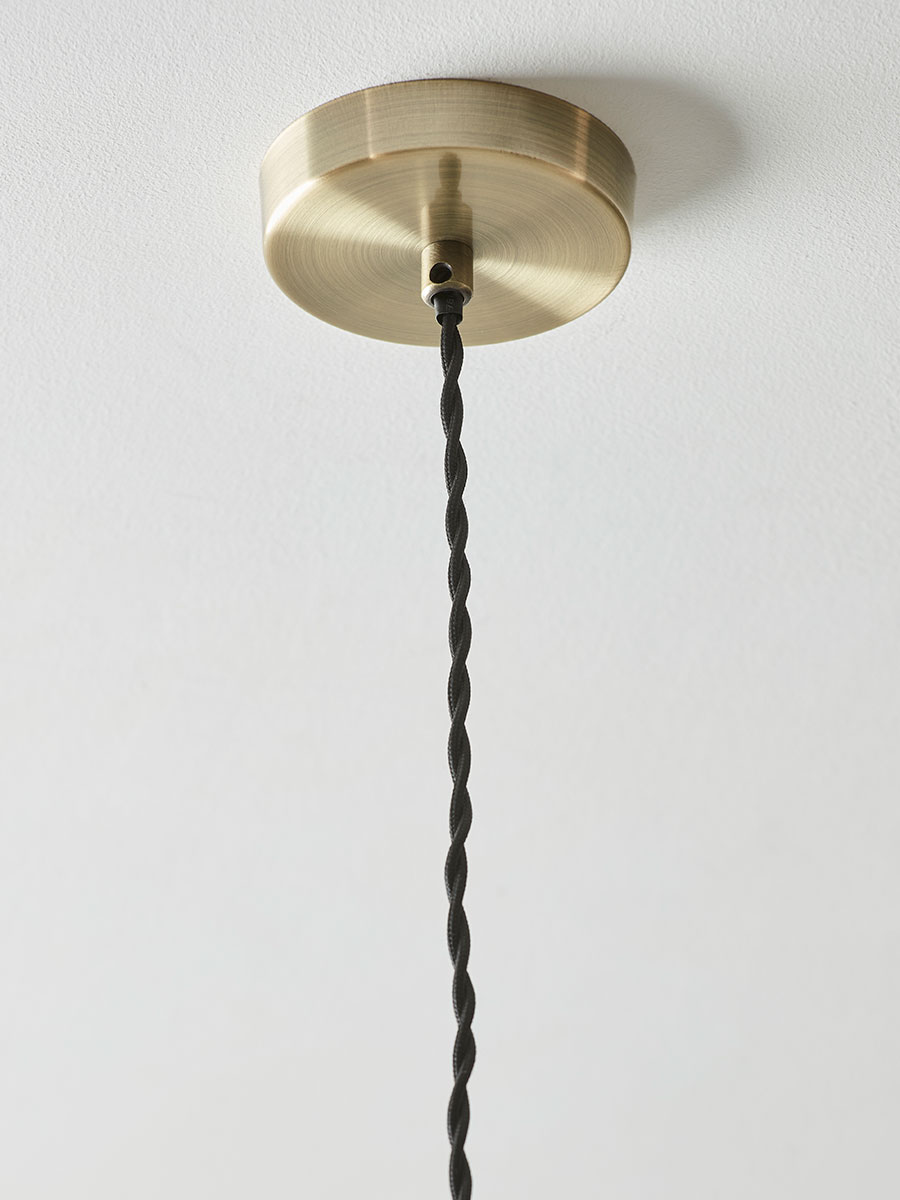 Product photograph of Fluted Tapered Pendant from Cox and Cox.