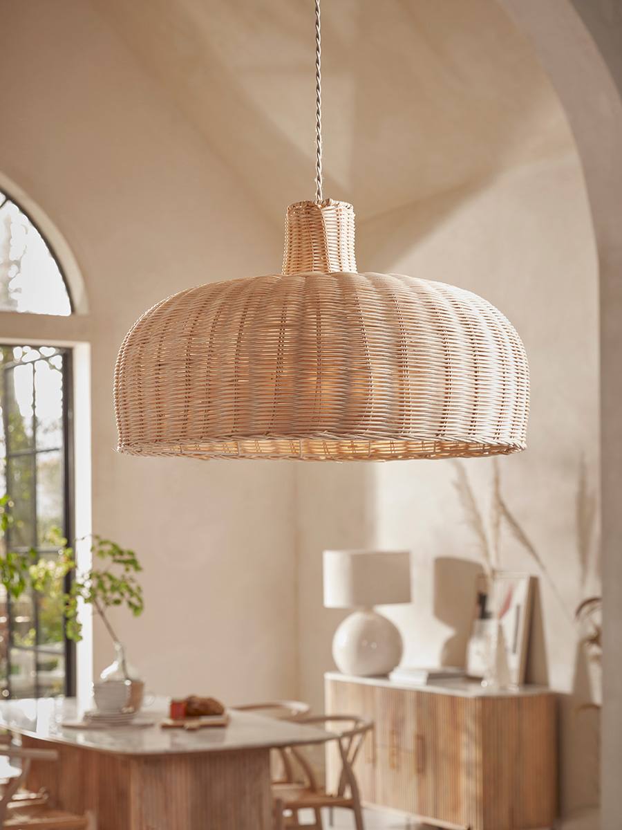 Rattan Dome Shade